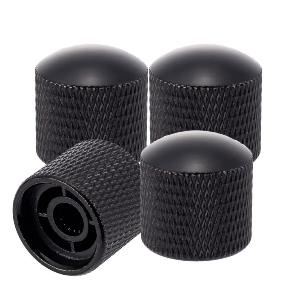 Black Metal Guitar Knobs S525