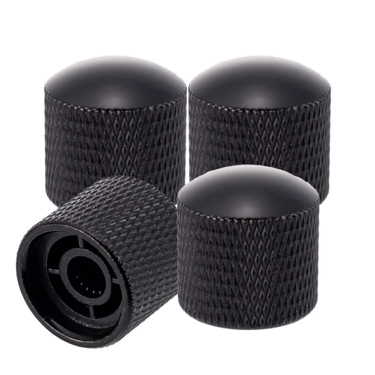 Black Metal Guitar Knobs S525