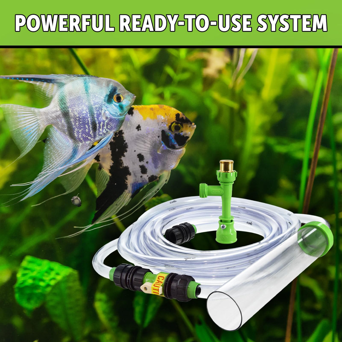 Aquarium Maintenance System, Gravel Cleaner and Water Changer, 25 Foot K90790