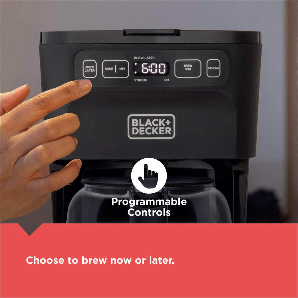 12-Cup Programmable Coffeemaker E105