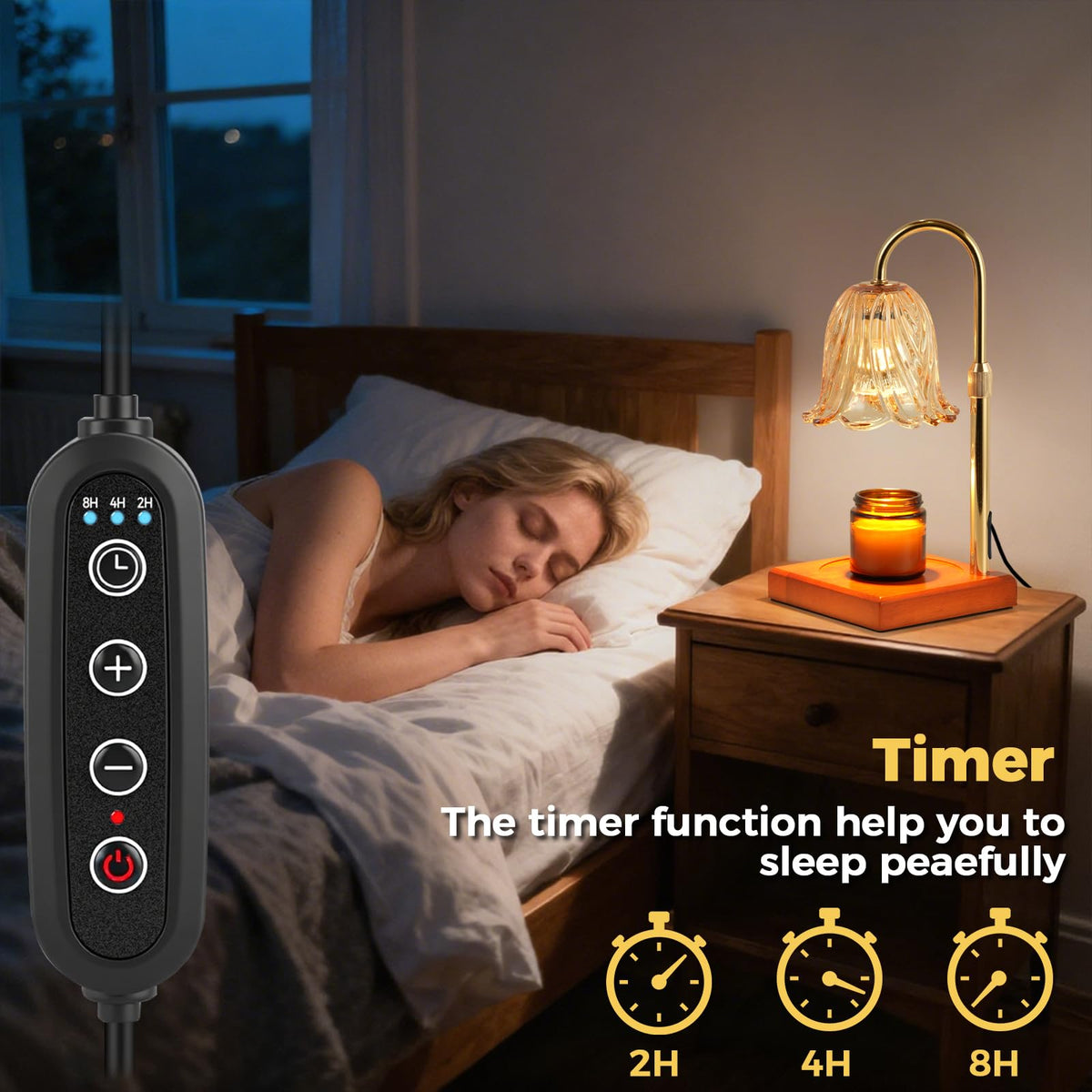 Candle Warmer Lamp with Timer N719