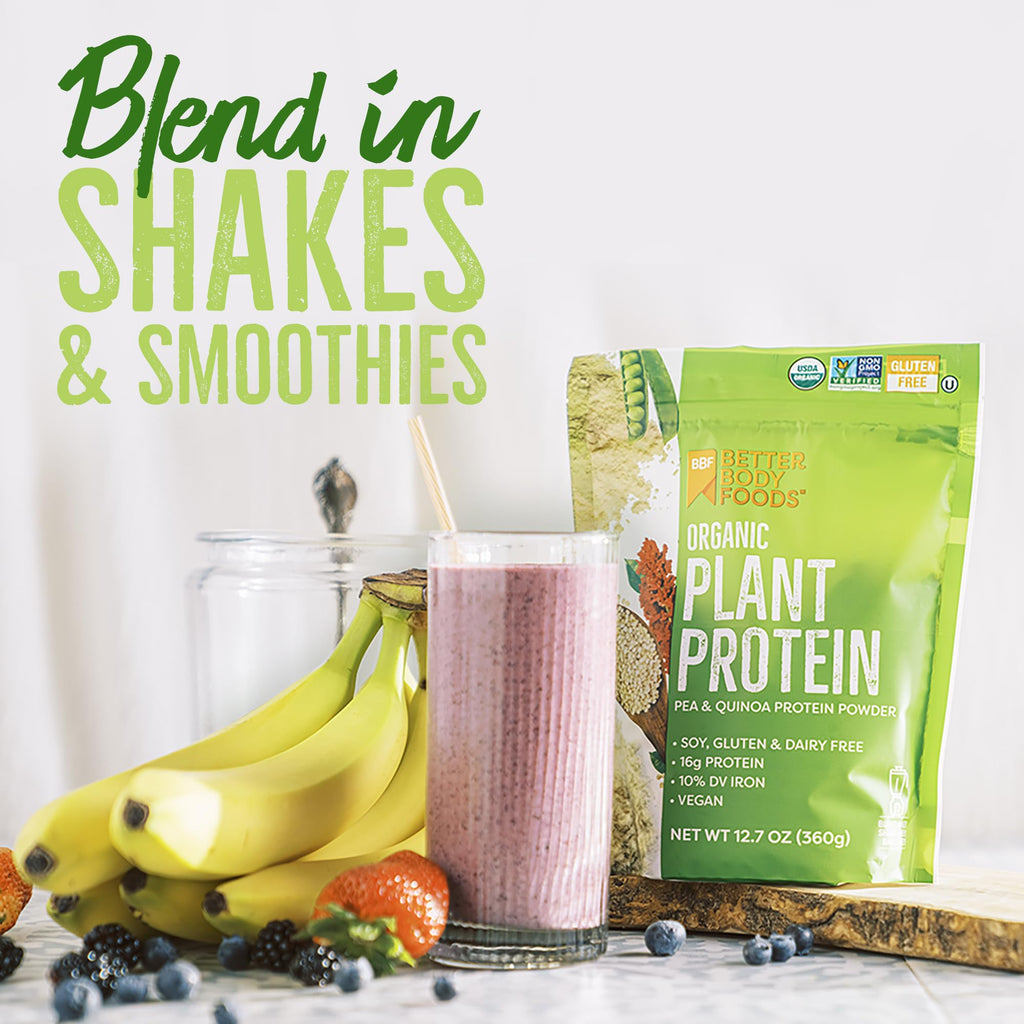 Organic Plant Protein Powder 12.7 Oz Unflavored Isolate J532