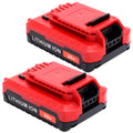2 Pack 20V Max 3.0Ah Lithium Battery H9649