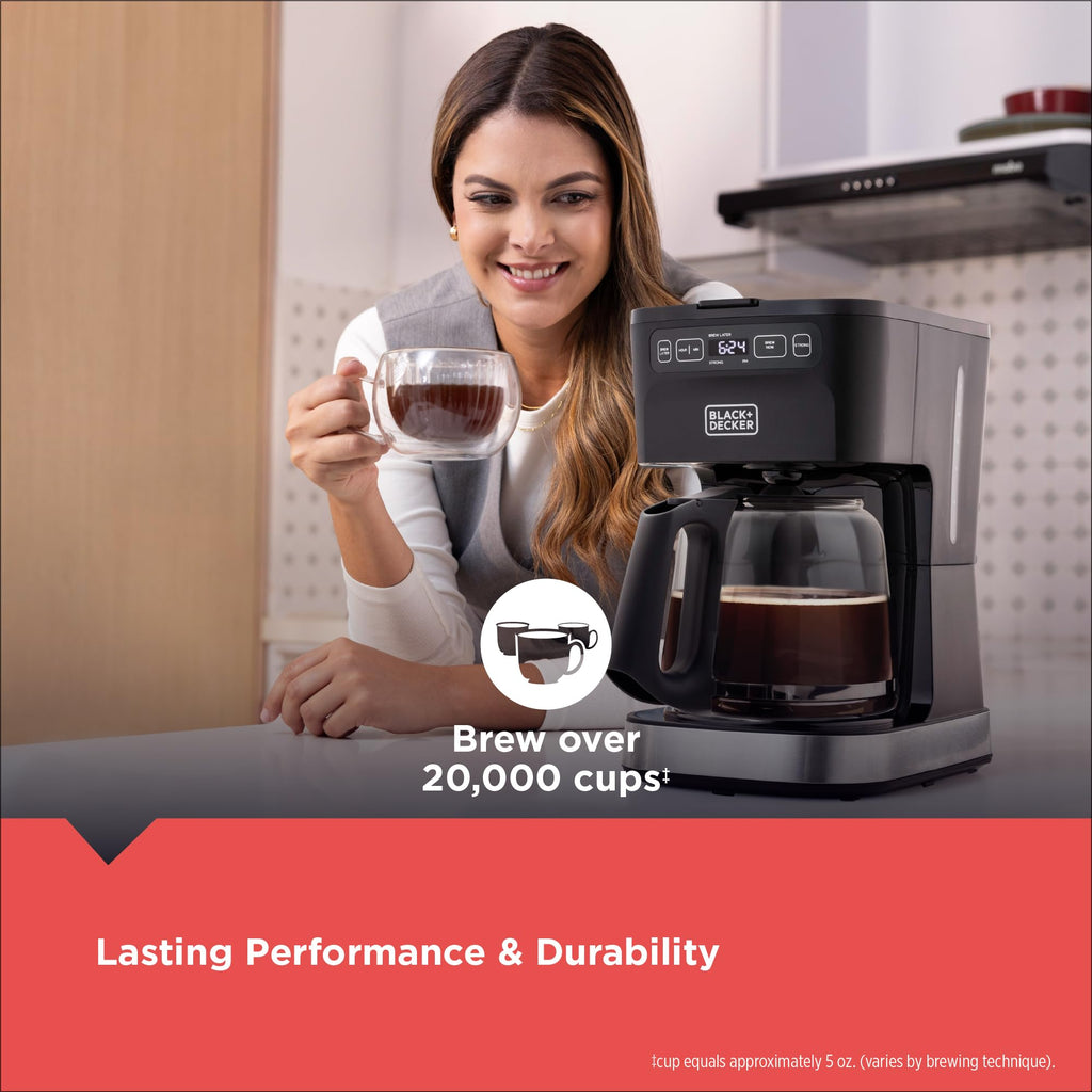 12-Cup Programmable Coffeemaker E105