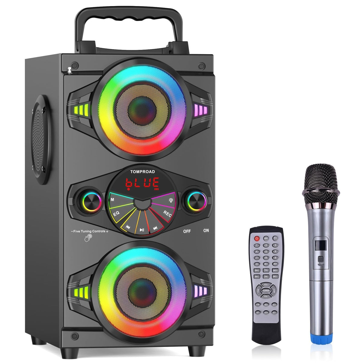 60W Portable Bluetooth Speaker with Subwoofer B52092
