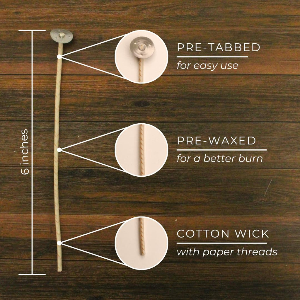 6 Inch Candle Wicks 100pk I330807