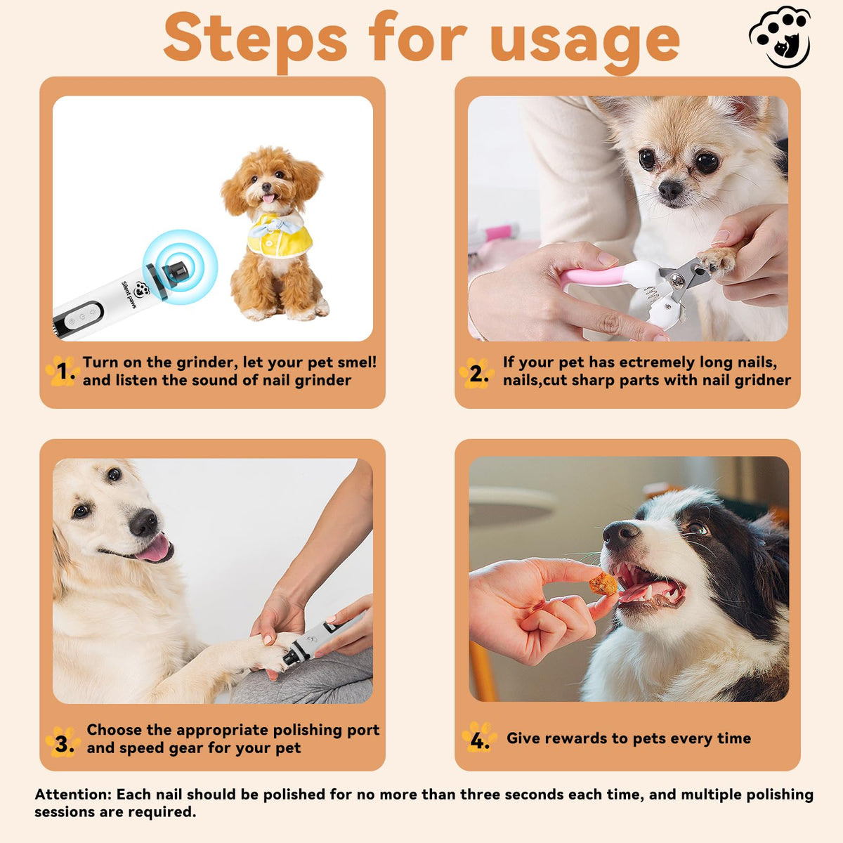 3-Speed Dog Nail Grinder H689659
