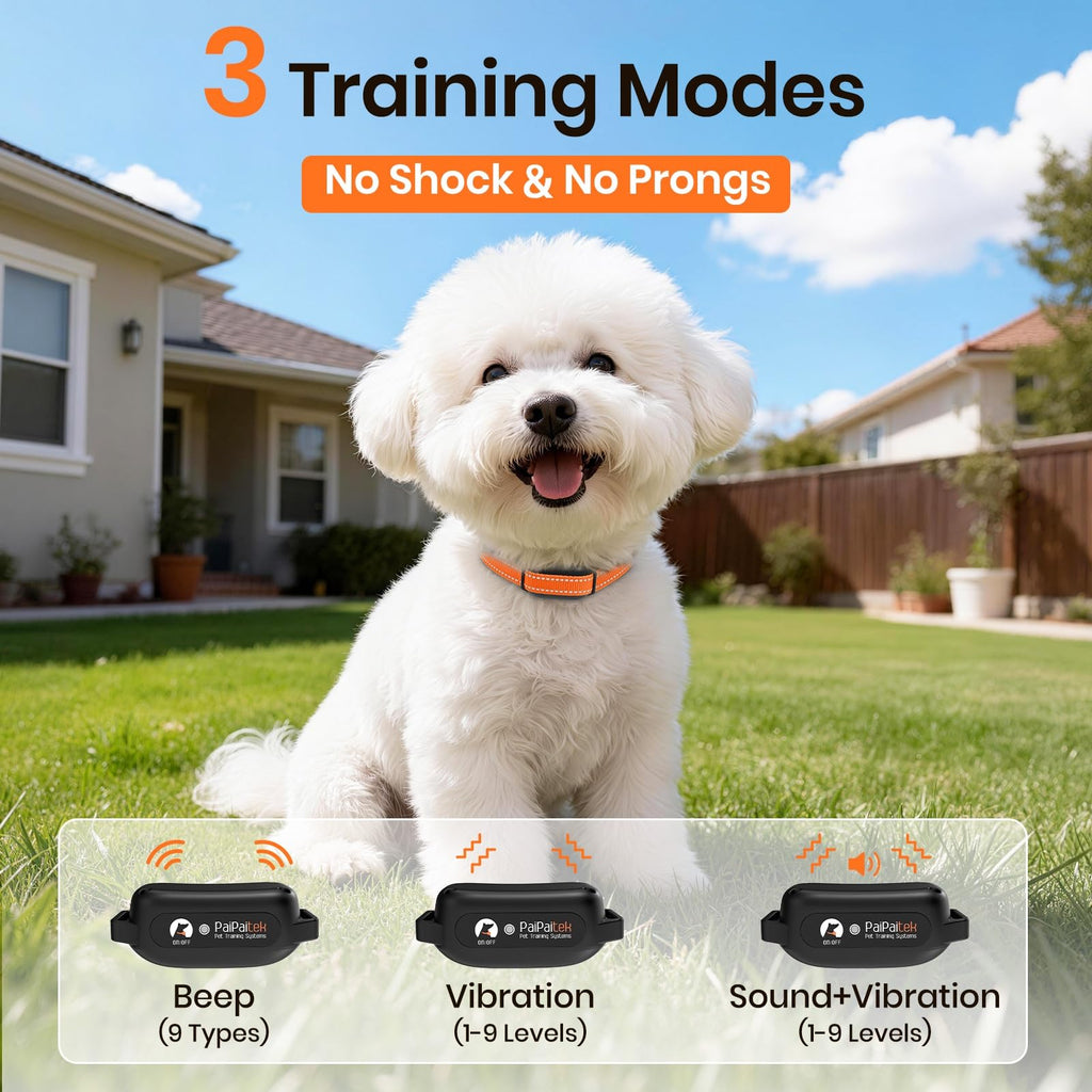 Vibration Collar with Controller for 2 Dogs, 3300ft Waterproof K3771