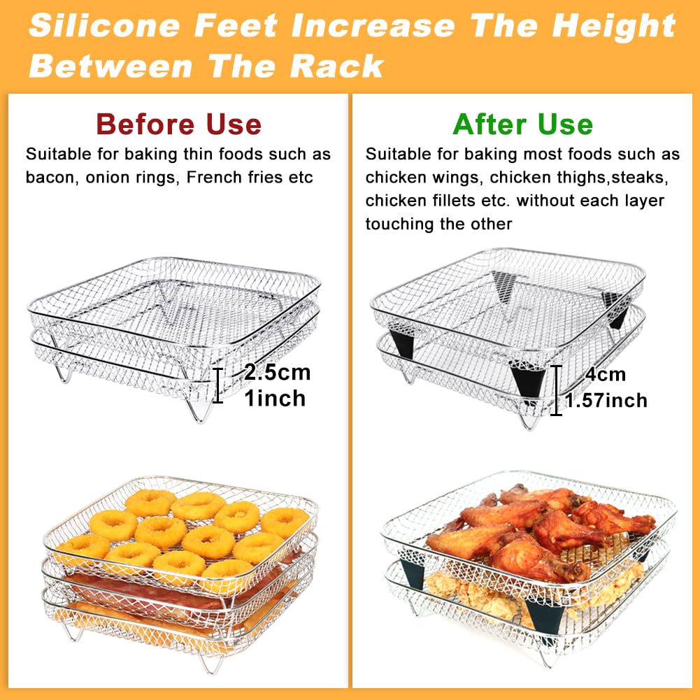 7 inch Square Air Fryer Rack P4610
