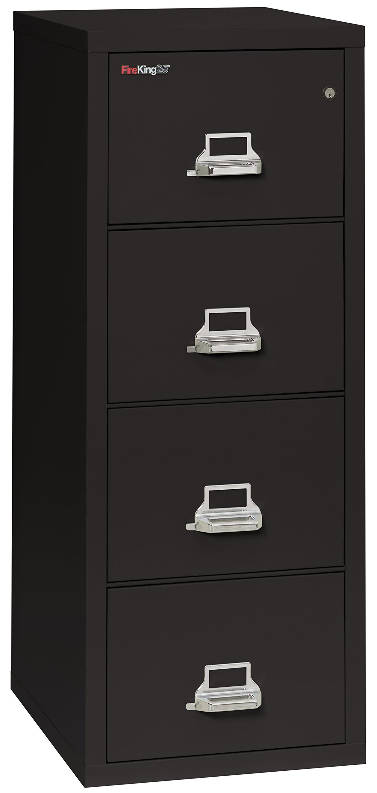 Black 4 Drawer Legal Fire Rated File Cabinet H86465
