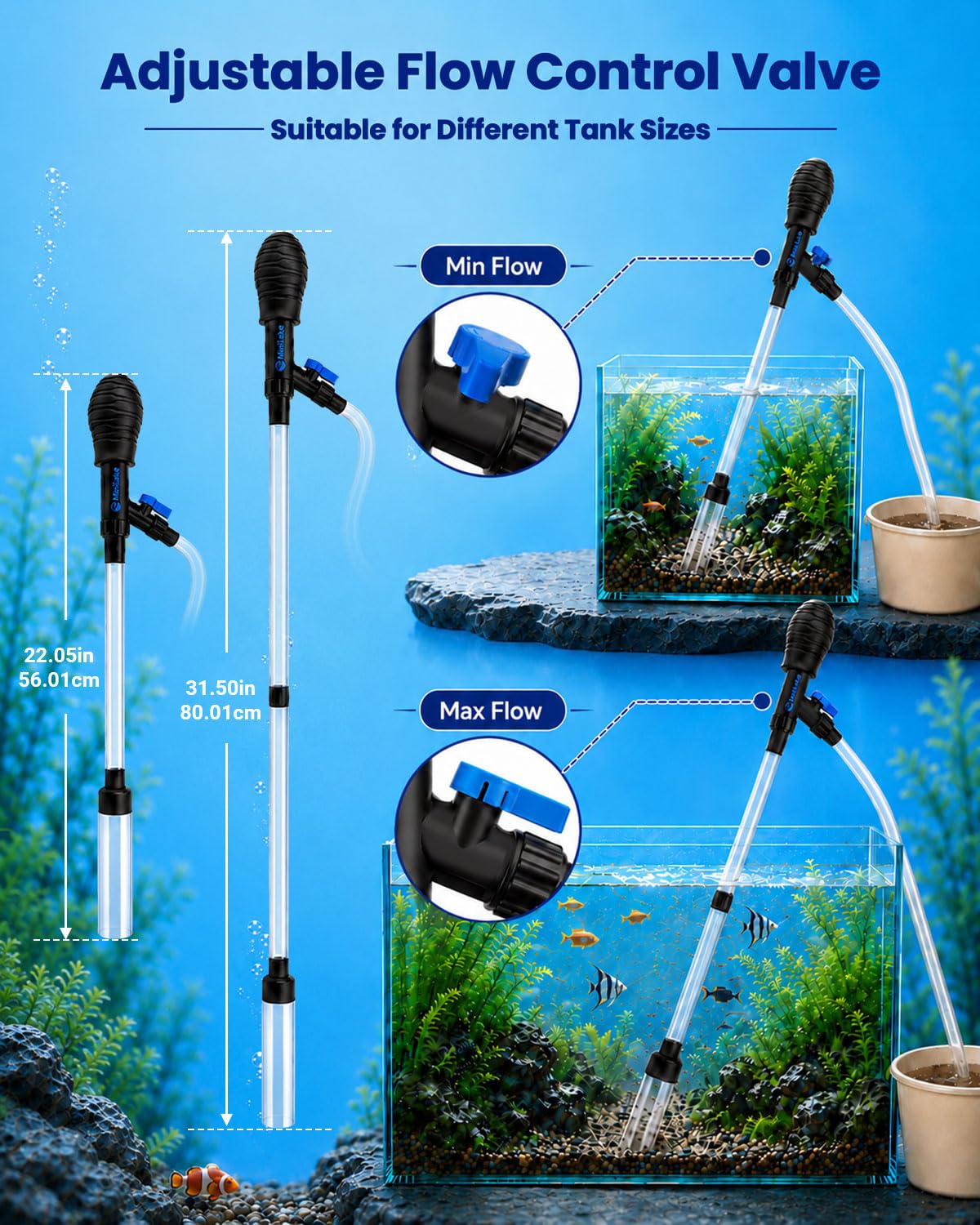 Aquarium Gravel Cleaner Kit X2735