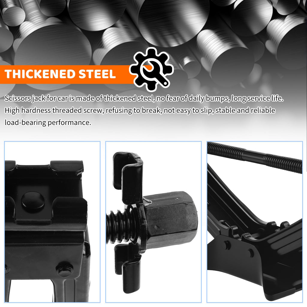 Heavy Duty Scissor Jacks Car Set H488721