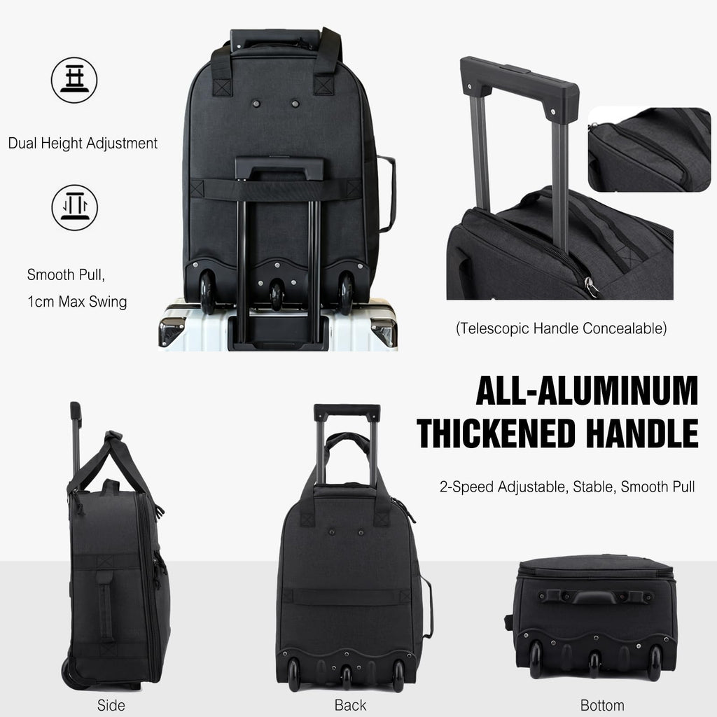 Rolling Laptop Backpack with Wheels 15.6 Inch M53588