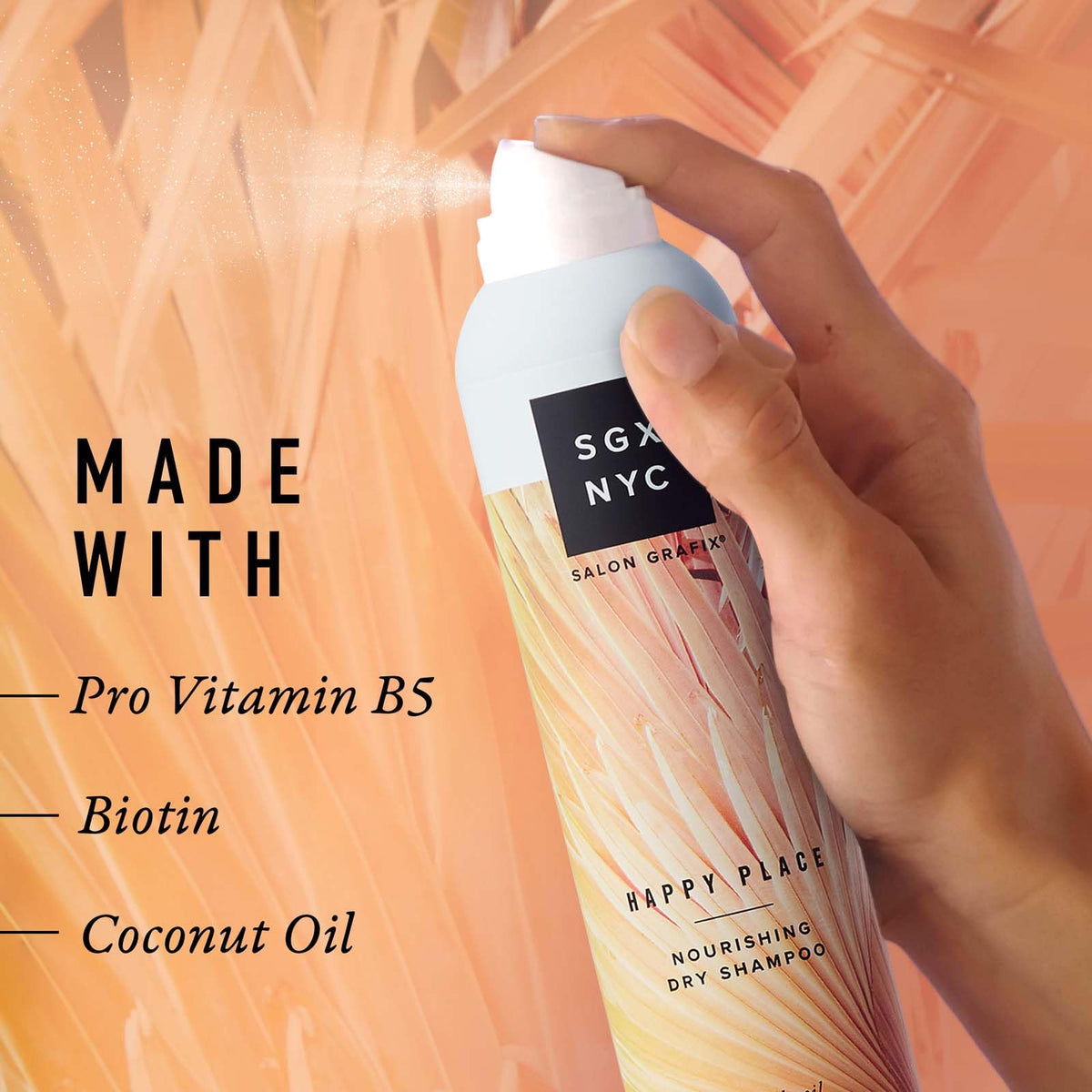 Nourishing Dry Shampoo with Pro-Vitamin B5 and Biotin 6.5 oz B9499