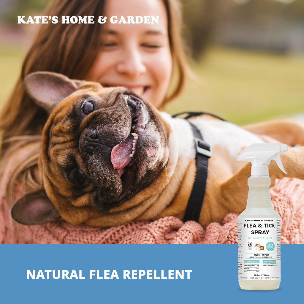 Flea and Tick Spray for Dogs & Cats 32oz W46375