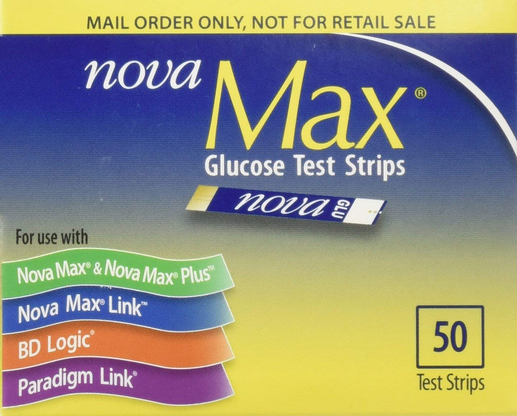 Glucose Test Strips, Box of 50 Strips W194