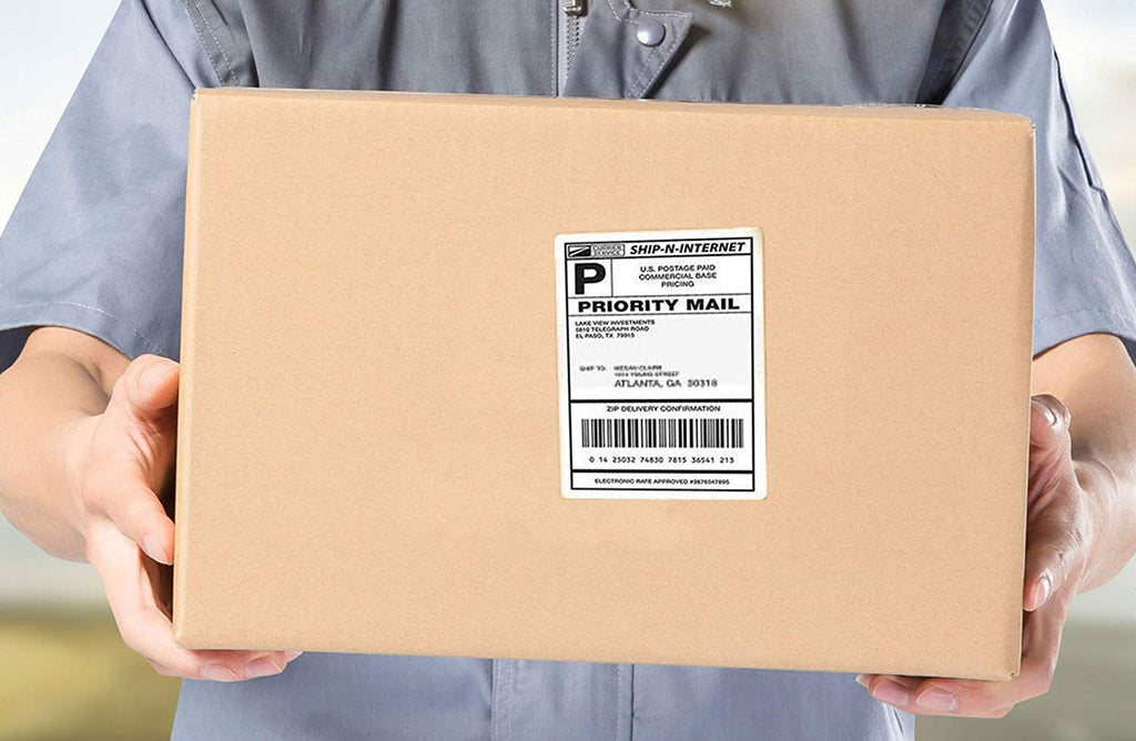 4 x 6 Fanfold Thermal Shipping Labels 4000 O362525