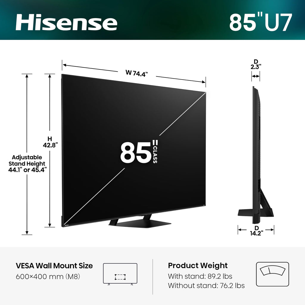 85" Mini-LED 4K UHD Smart Google TV E576