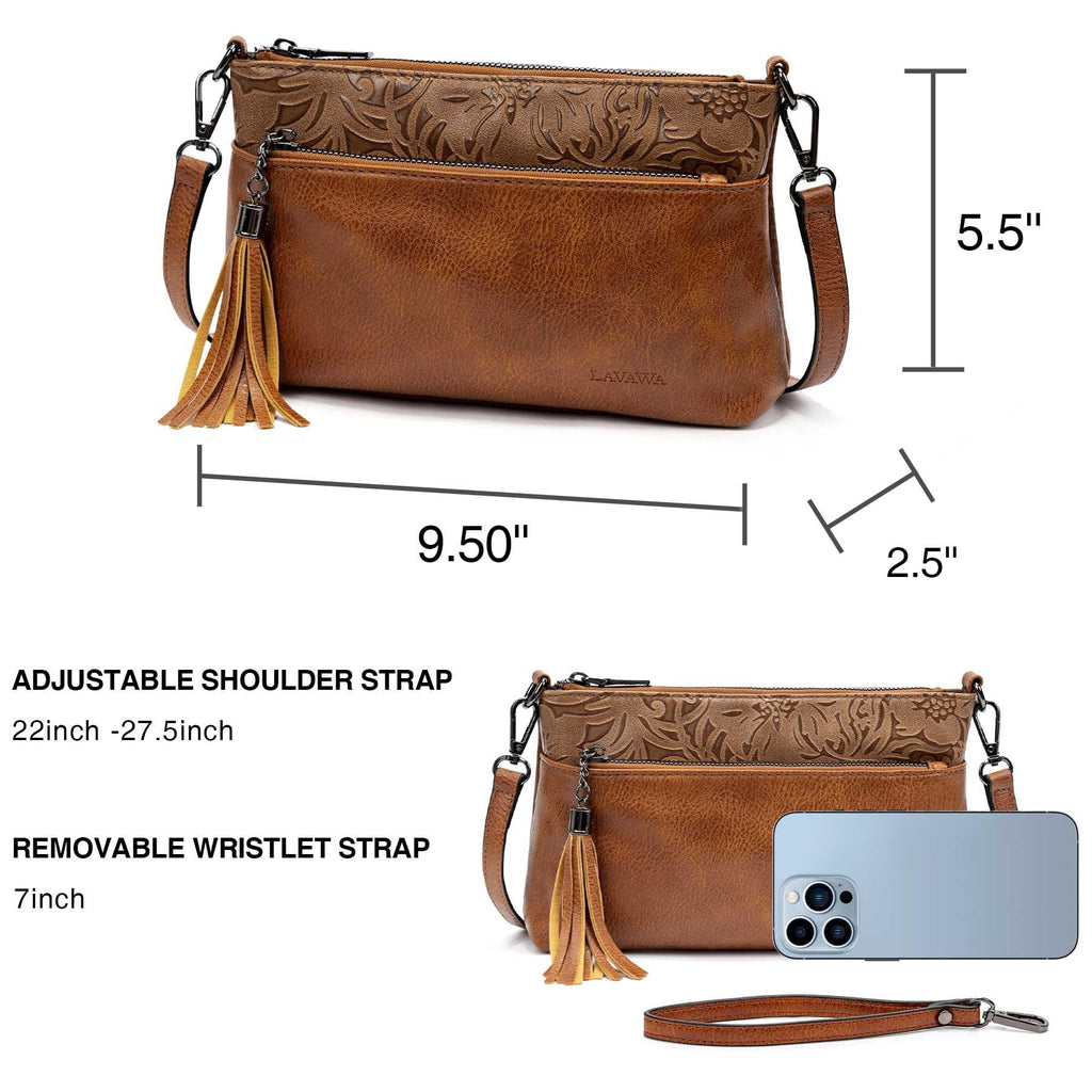 Turquoise Concho Embossed Crossbody Handbag G15965