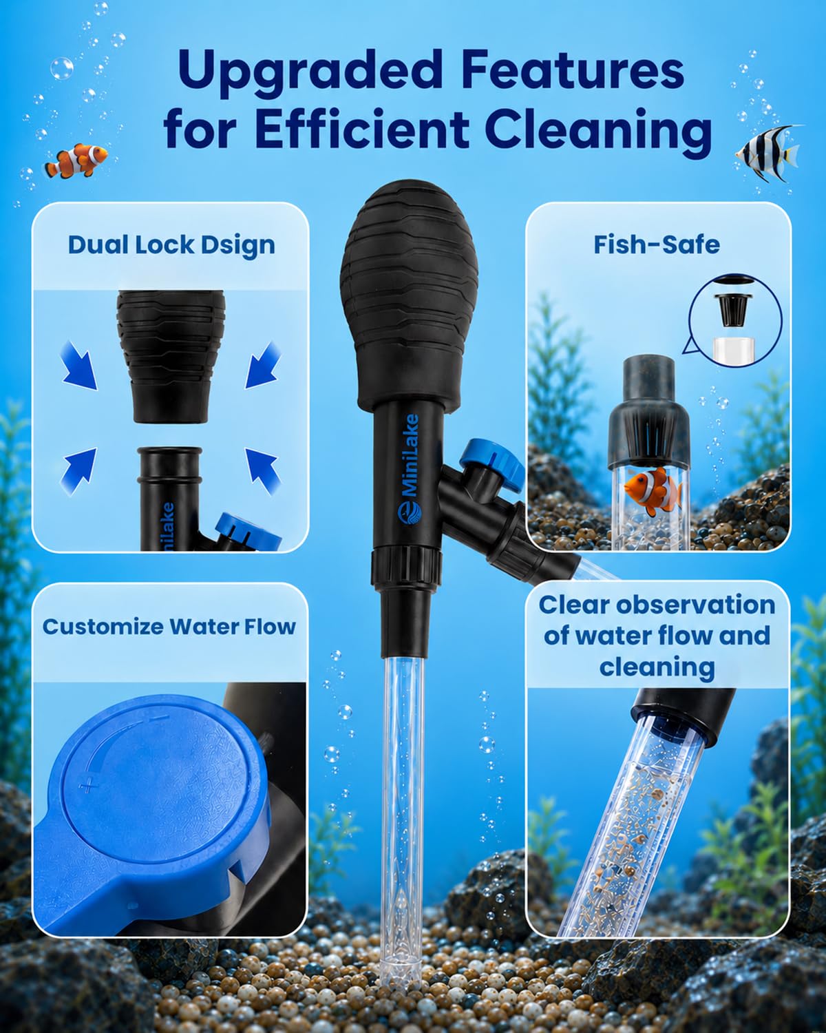 Aquarium Gravel Cleaner Kit X2735