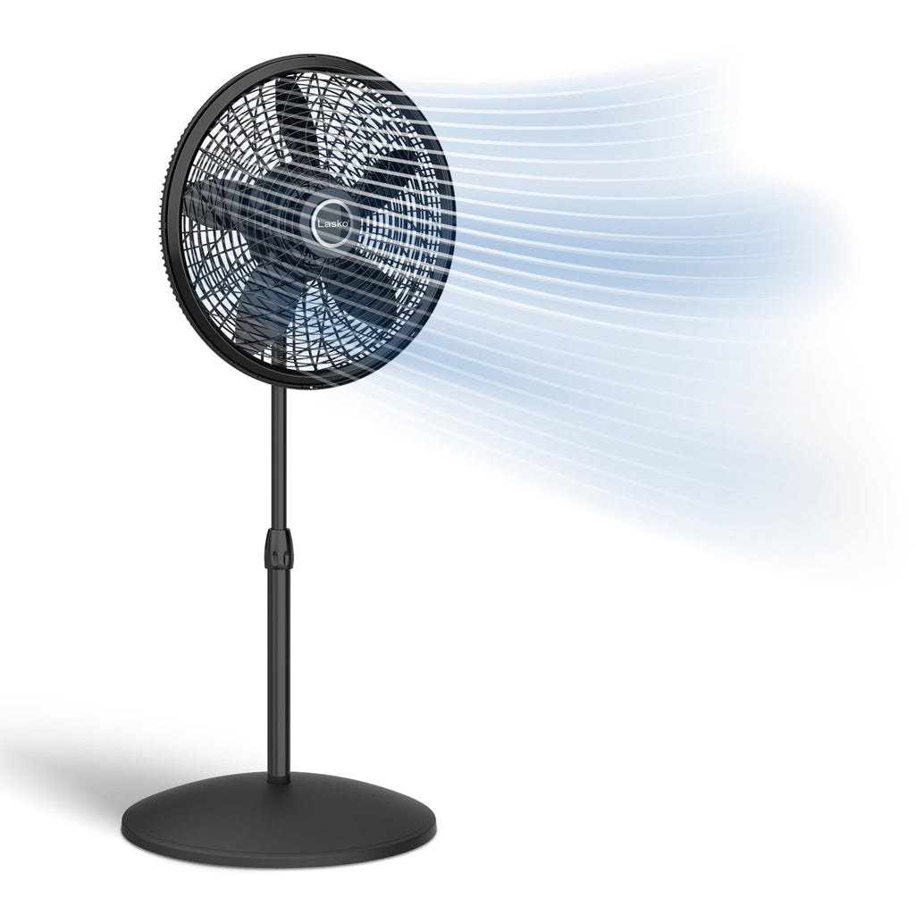 Adjustable Pedestal Fan 18” Black J390
