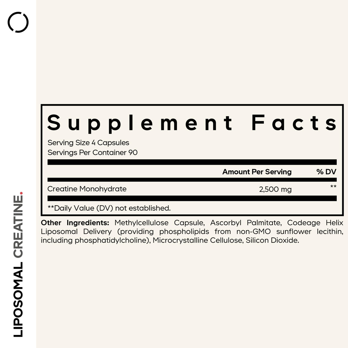 Micronized Creatine Monohydrate 2500mg 360 Capsules S112983