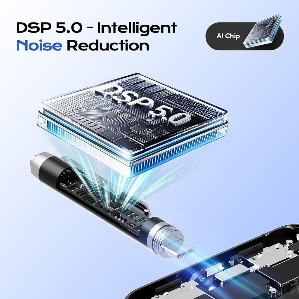 64GB Voice Activated Digital Recorder with AI Noise Reduction T681263