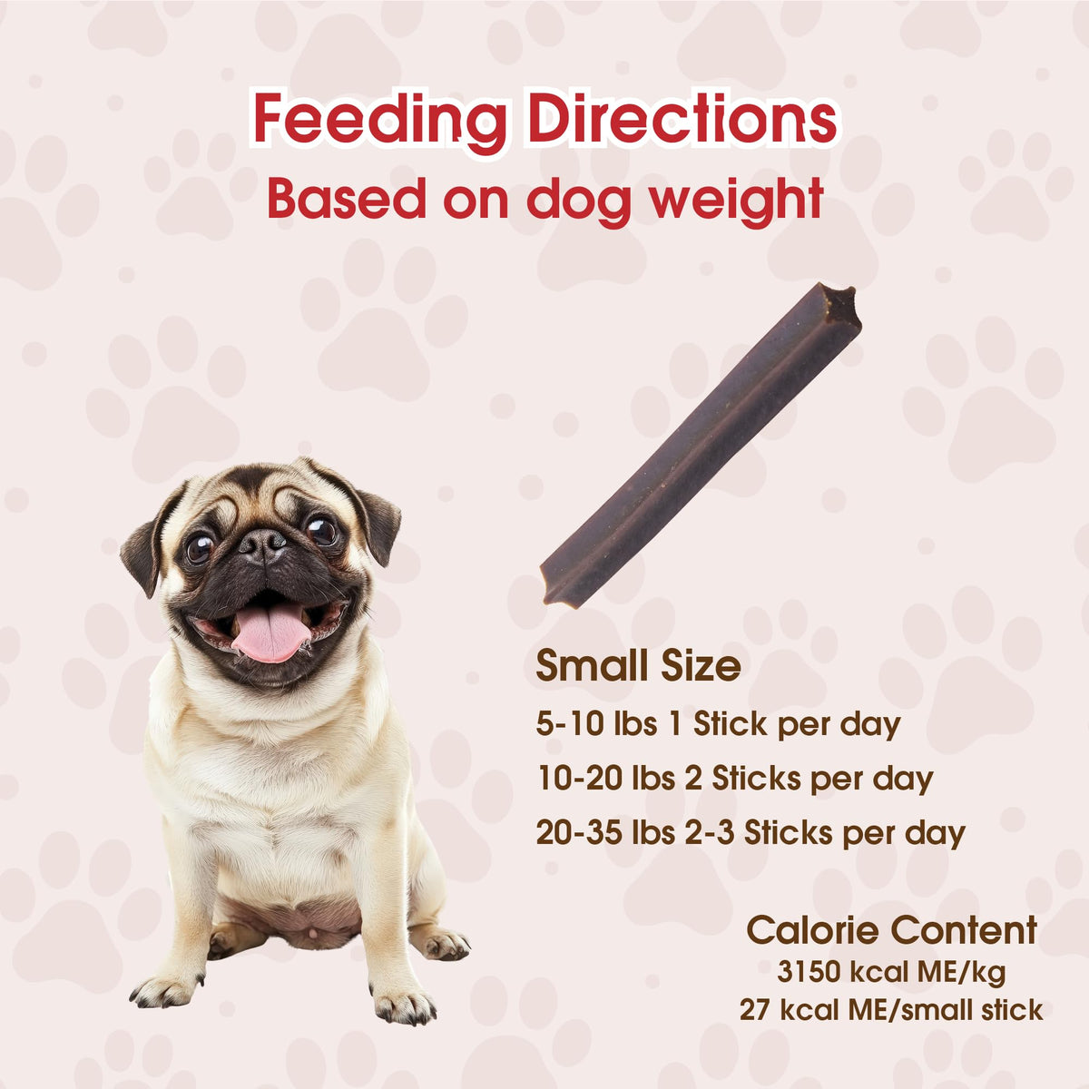 Grain-Free Dental Chew Sticks for Puppies, 6.2 oz J895074