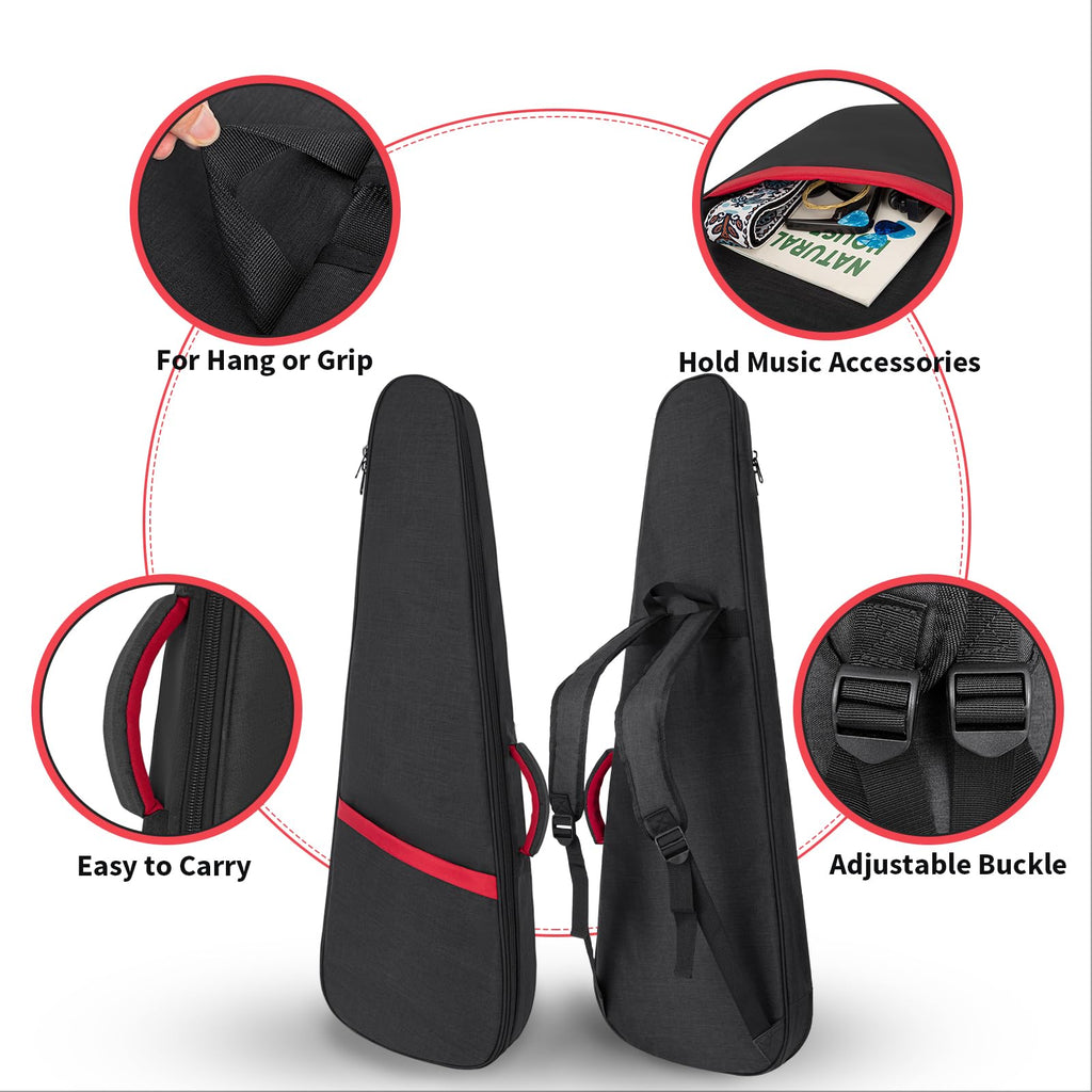11mm Thick Padded 39 Inch Electric Guitar Bag I538