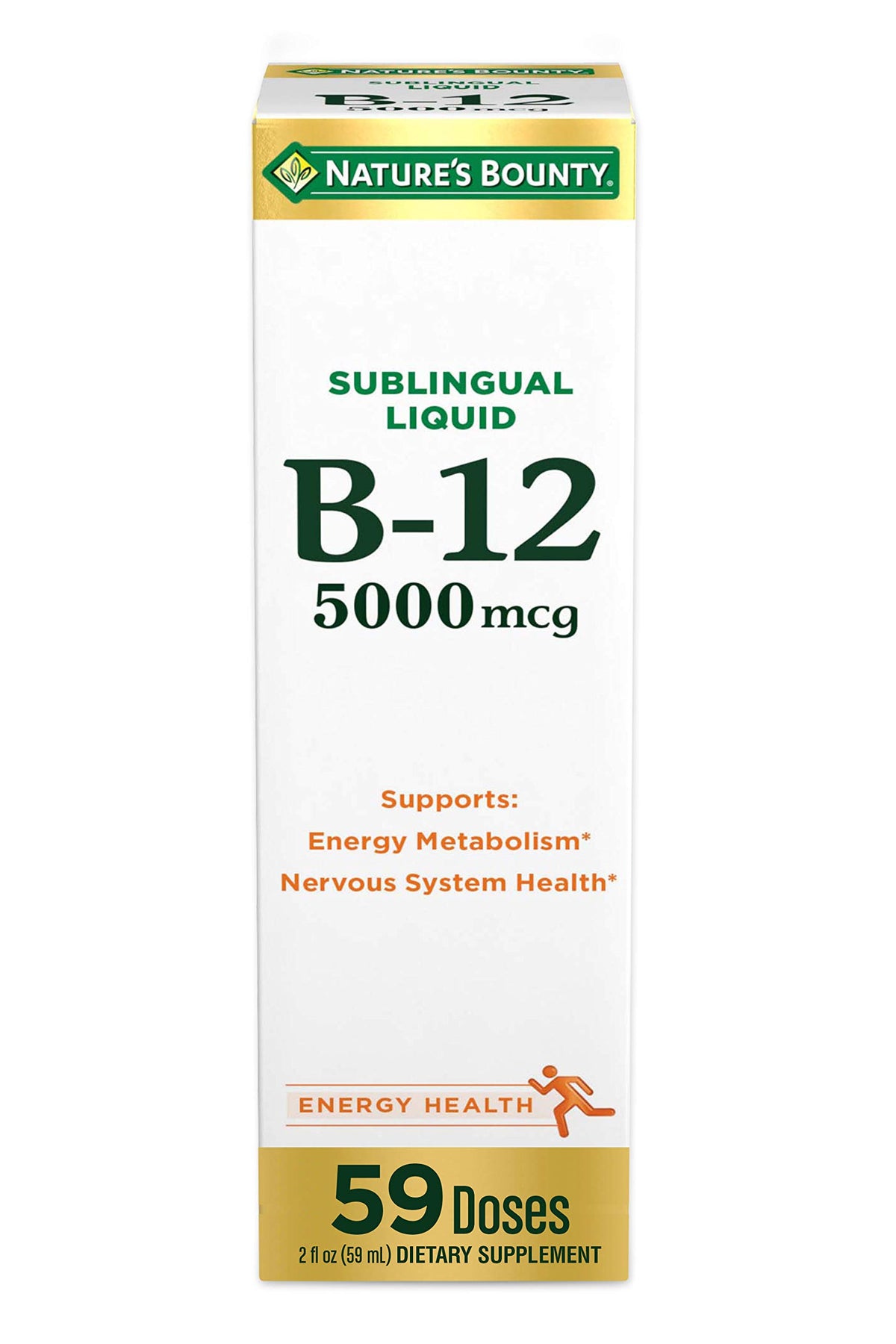 Vitamin B12 5000 mcg Sublingual Liquid 2 Fl Oz M329