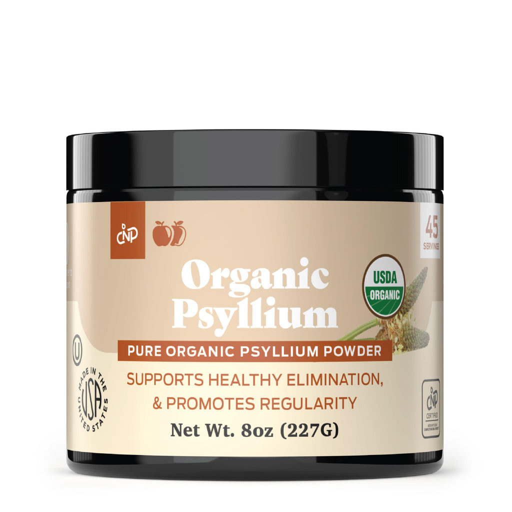 Organic Psyllium Husk Powder 10oz Unflavored Fiber Supplement X88668