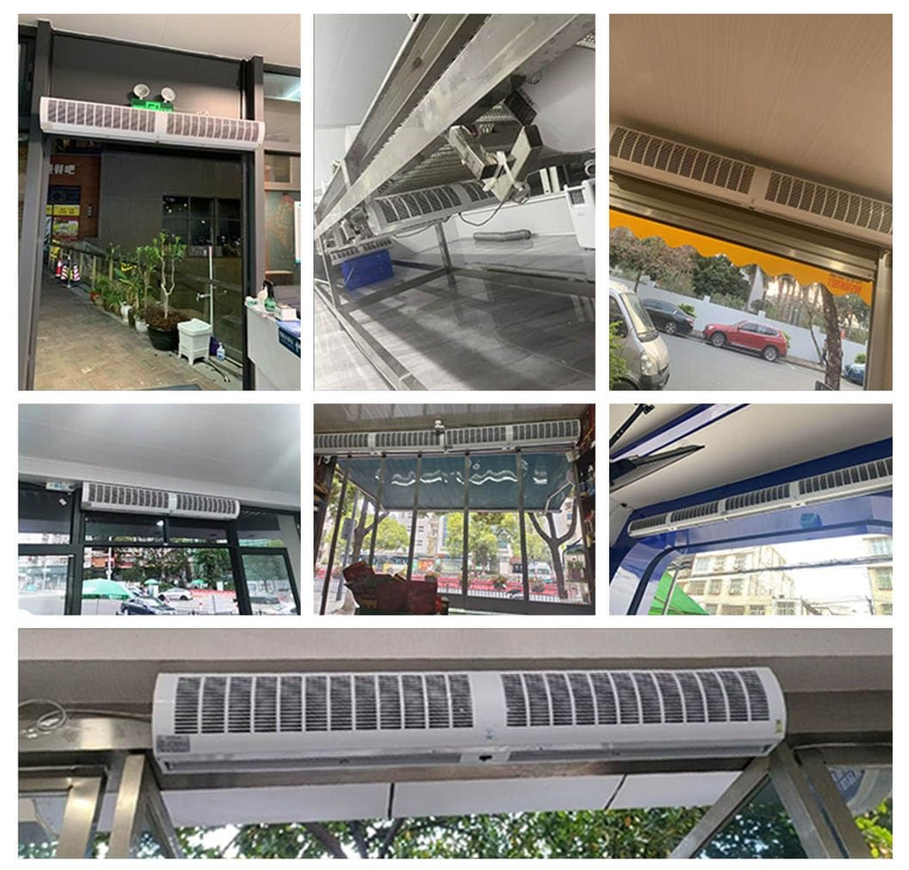 Over Door Air Curtain Fan with Remote Control 60cm K375