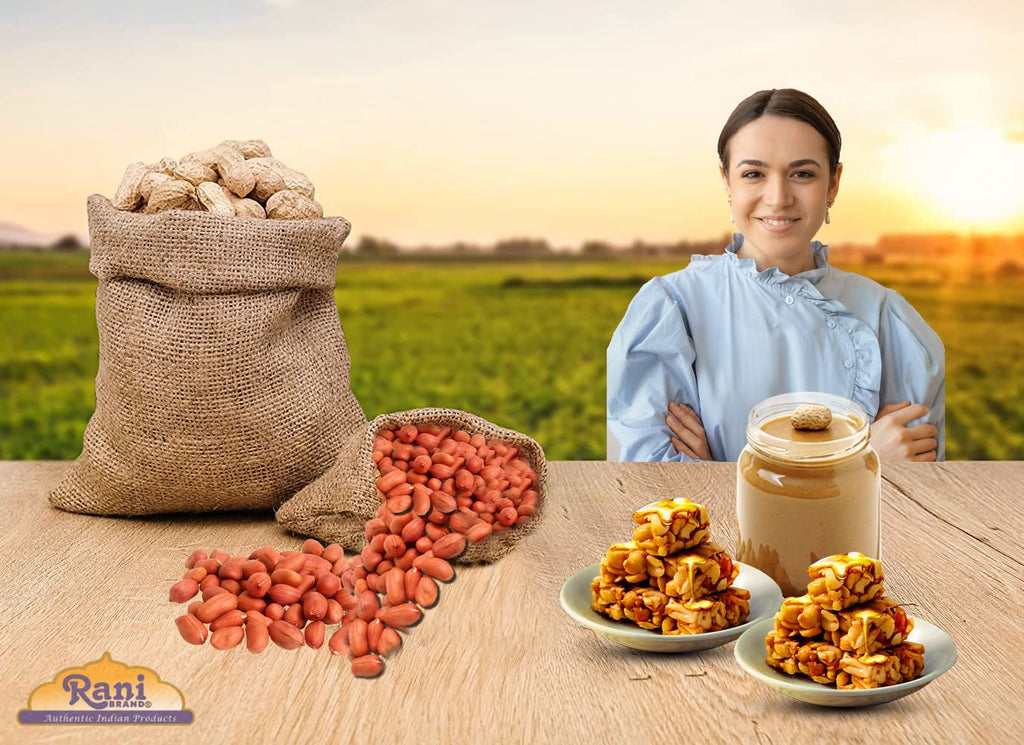 Raw Whole Peanuts With Skin 25lbs Bulk Box L3604