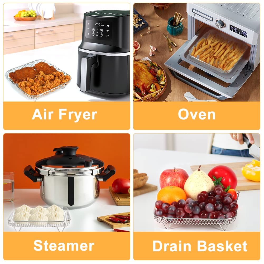 7 inch Square Air Fryer Rack P4610