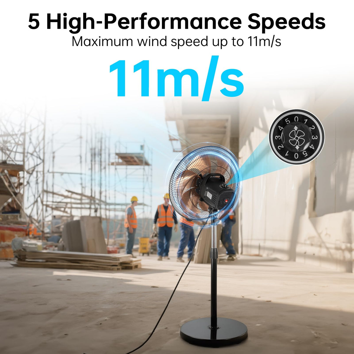18 Inch Oscillating High Velocity Pedestal Fan N435856