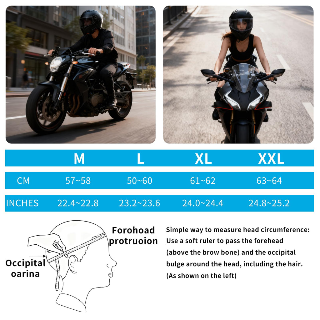 Modular Flip Up Full Face Motorcycle Helmet with Dual Visor I18748