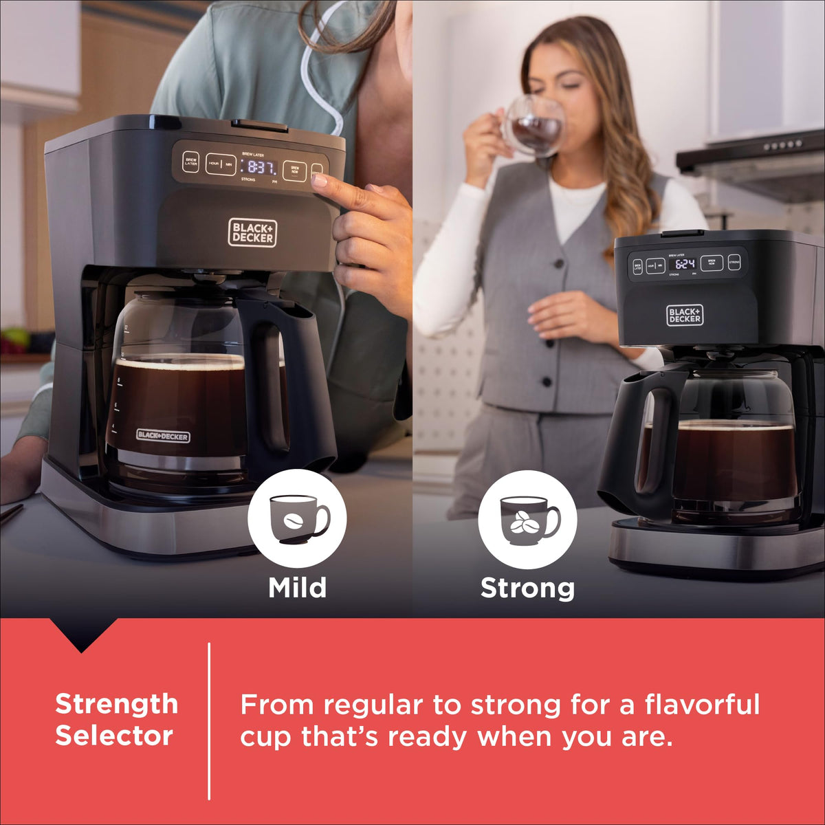 12-Cup Programmable Coffeemaker E105