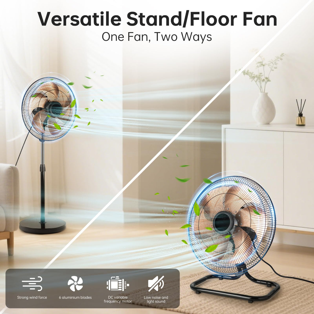 18 Inch Oscillating High Velocity Pedestal Fan N435856