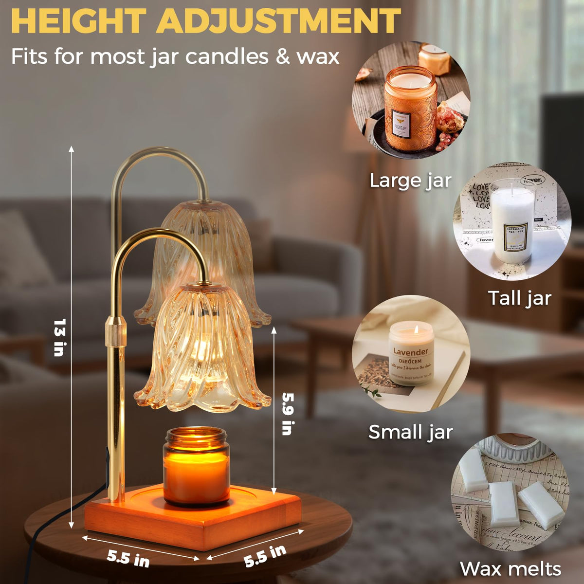 Candle Warmer Lamp with Timer N719