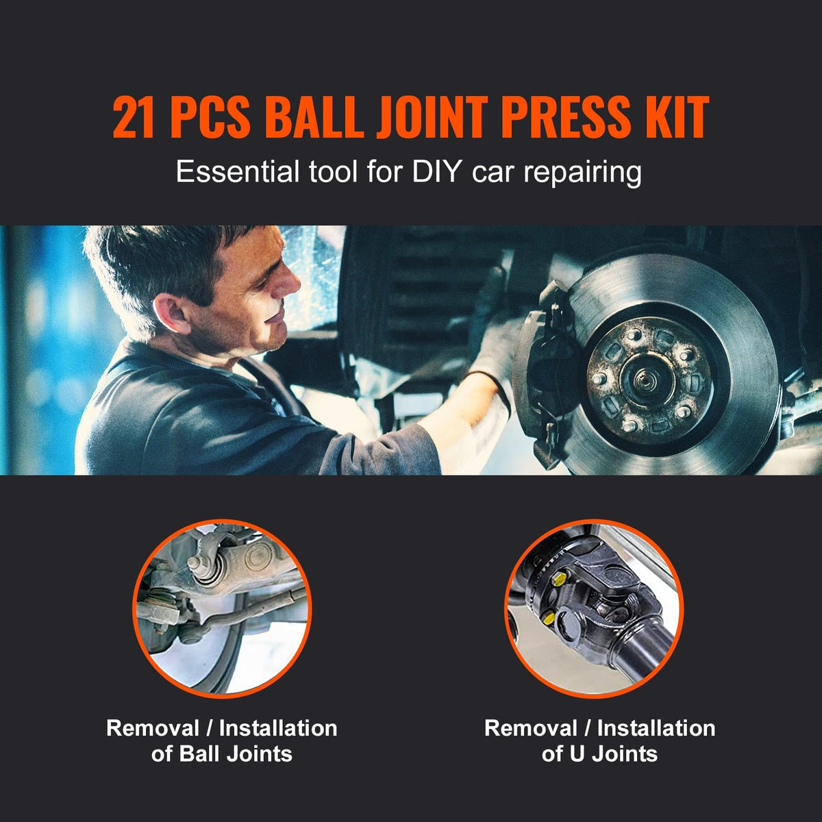 Ball Joint Press & U-Joint Removal Tool Kit R481571
