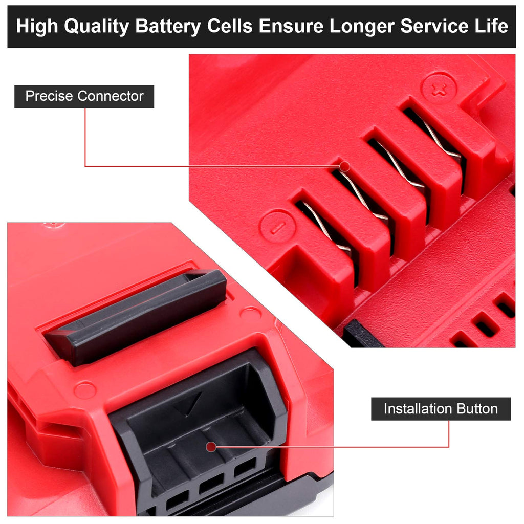 2 Pack 20V Max 3.0Ah Lithium Battery H9649