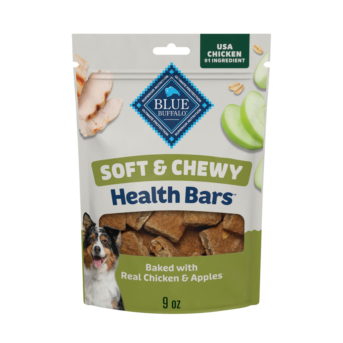 Chicken & Apples Soft & Chewy Treats, 9 oz G412