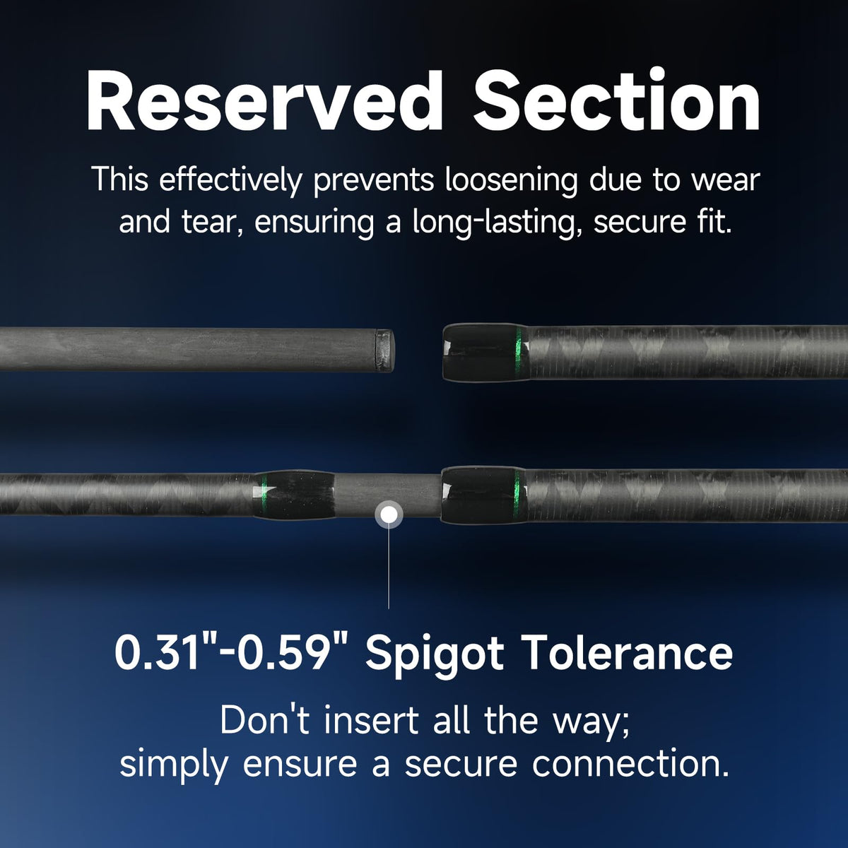 Heavy 2-Piece Fishing Rod H9175