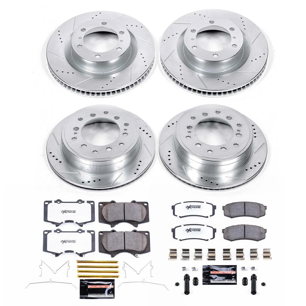 Brake Pad & Rotor Kit Front & Rear V212