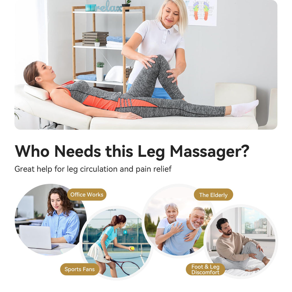 Leg Massager with Heat and Air Compression Z22557