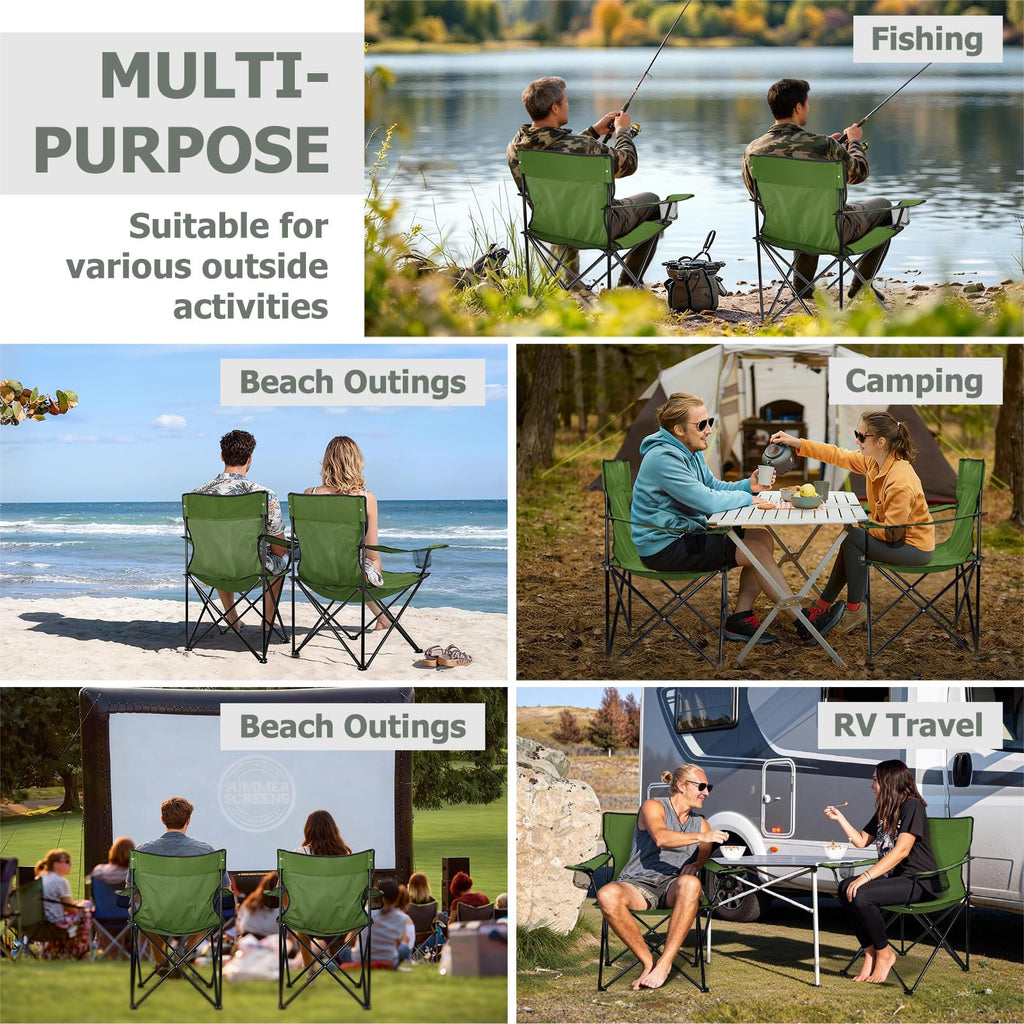Camping Chairs Olive Green E3689