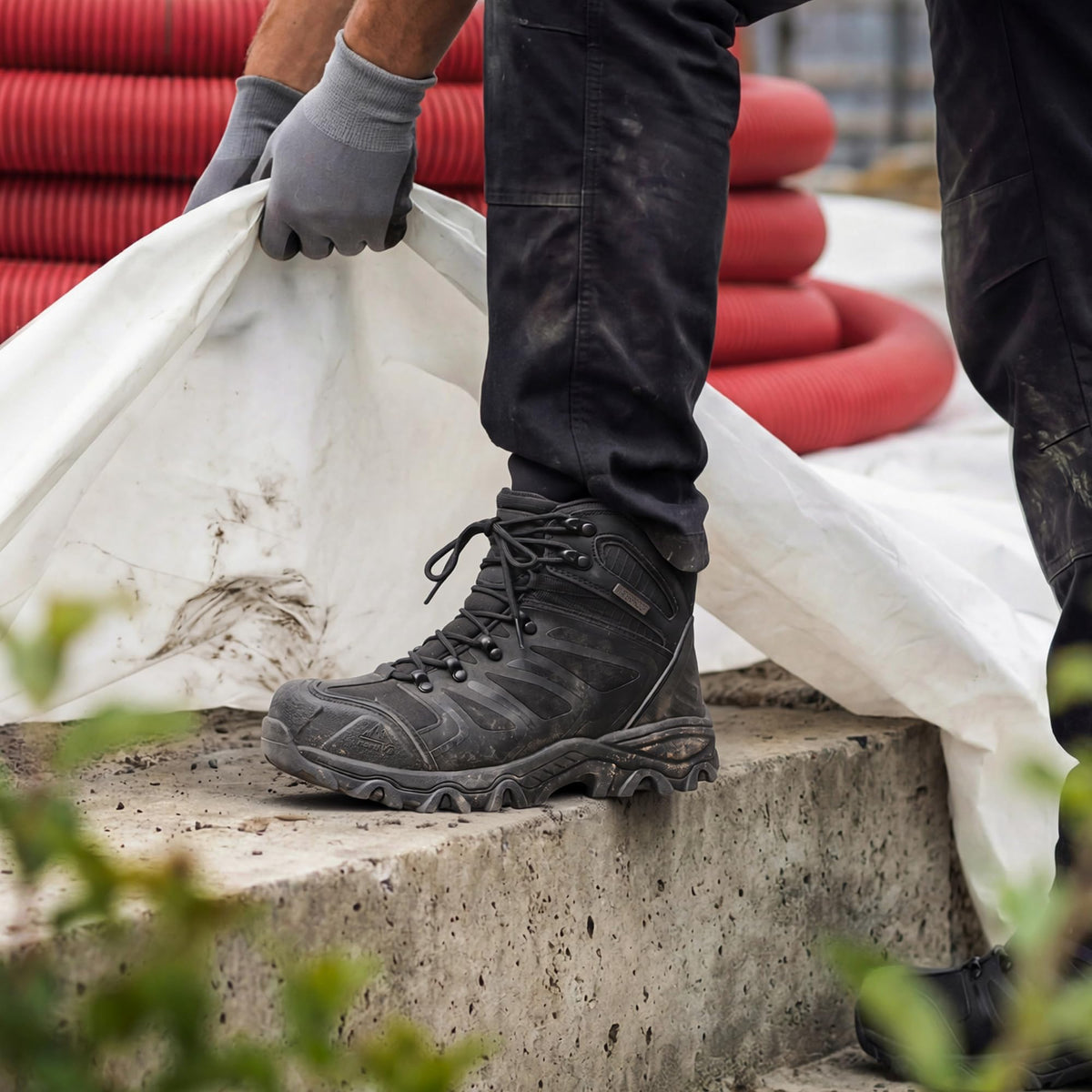 Waterproof Steel Toe Work Boots P8362