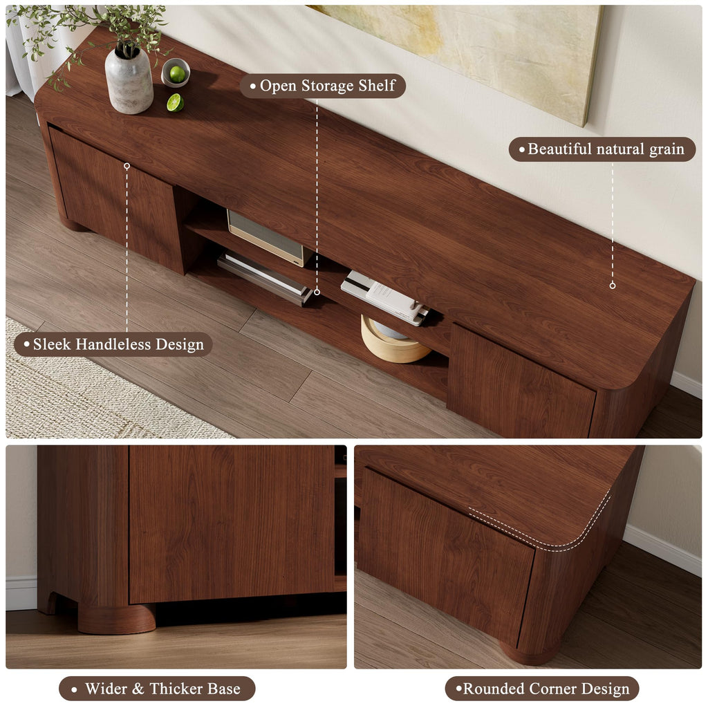 70" Walnut TV Stand R833610