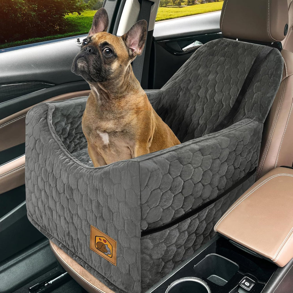 Memory Foam Dog Booster Seat with Washable Removable Cover J668