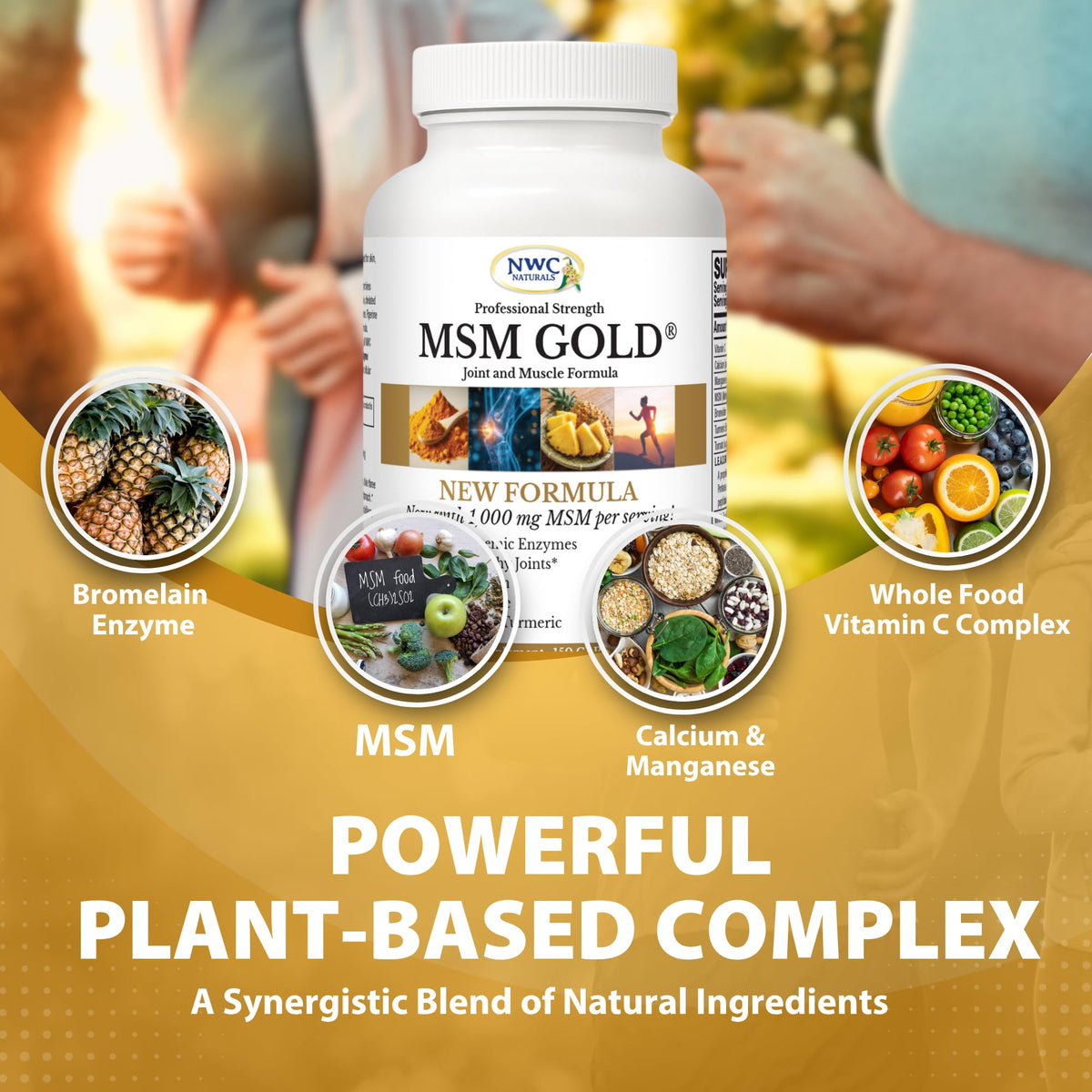 MSM Supplement 1,000 mg 150 Capsules B170336